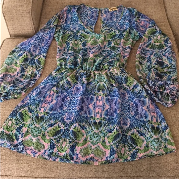 Show Me Your MuMu Long Sleeve Dress Size Medium - Picture 2 of 10